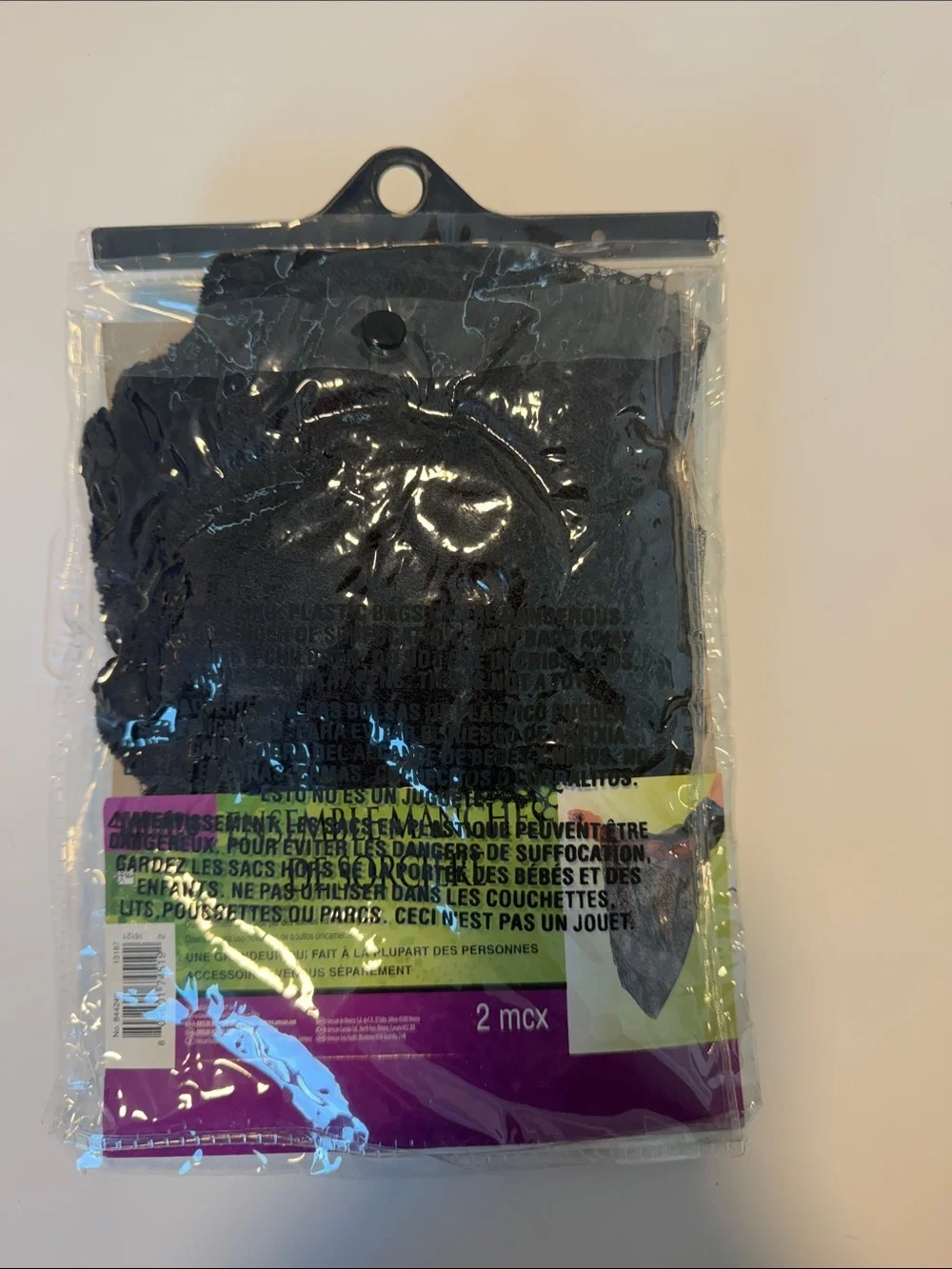 Party City Black Witch Lace Sleeve Set